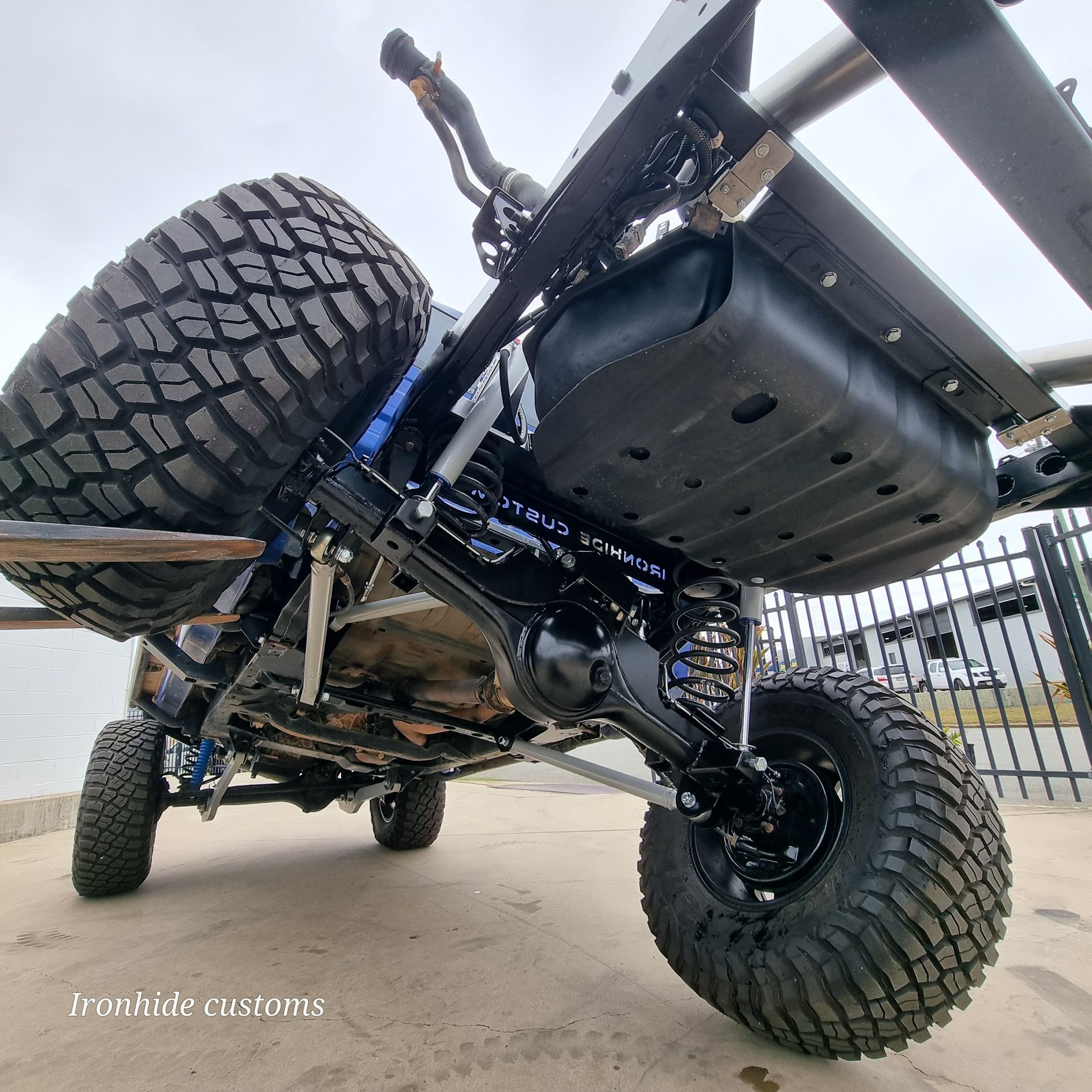 An Image Showing how The Back Coil Is Attatched &mdash; Ironhide Customs In Garbutt, QLD