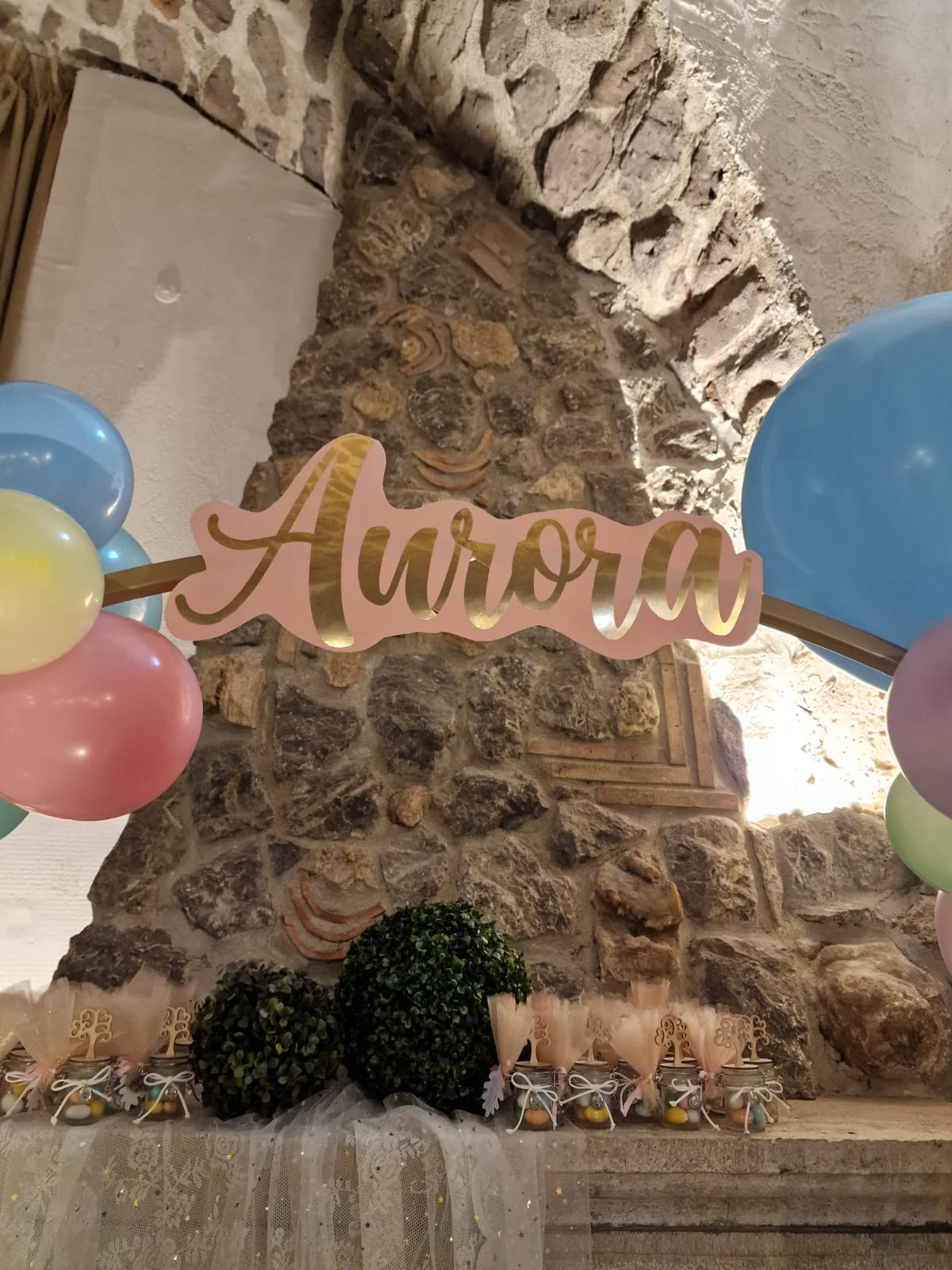 allestimento per il battesimo di un bambina presso Tenuta Olivia 26