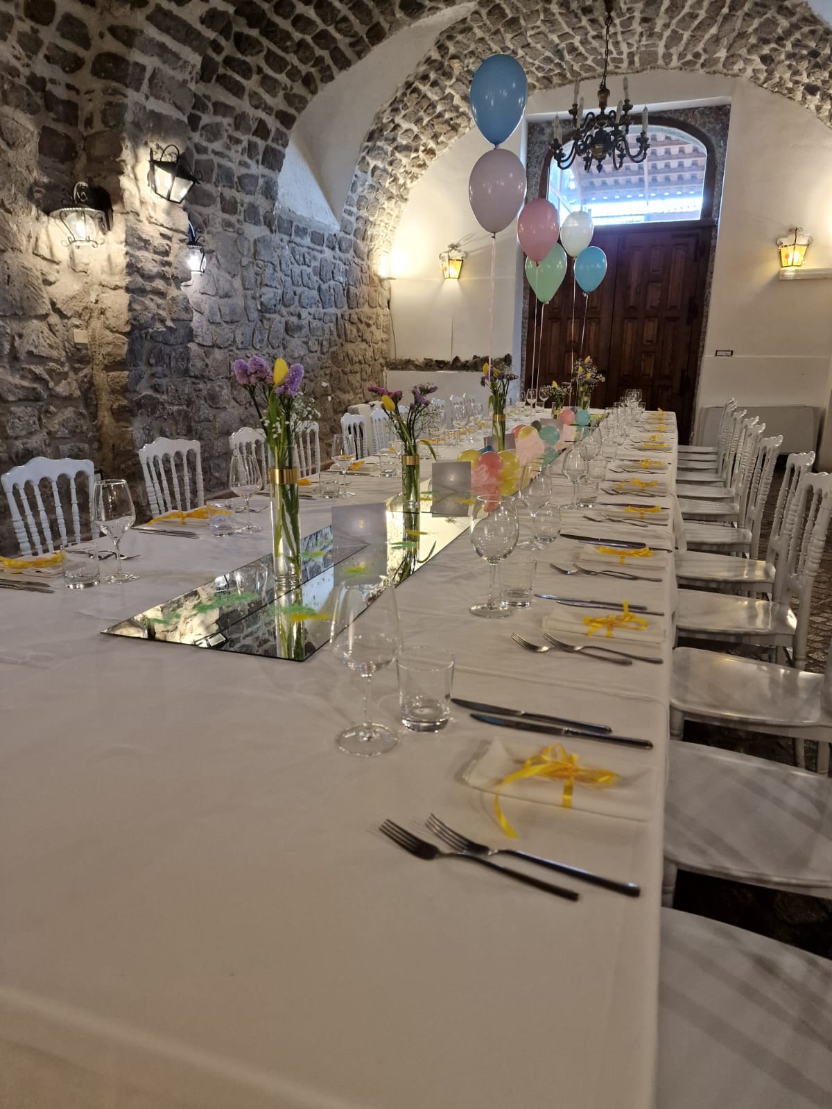 allestimento per il battesimo di un bambina presso Tenuta Olivia 22