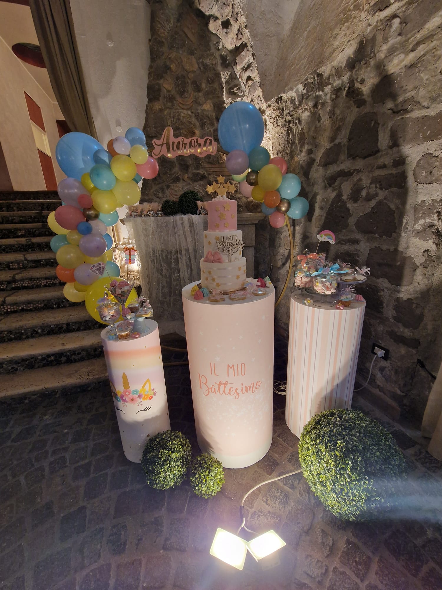 allestimento per il battesimo di un bambina presso Tenuta Olivia 5