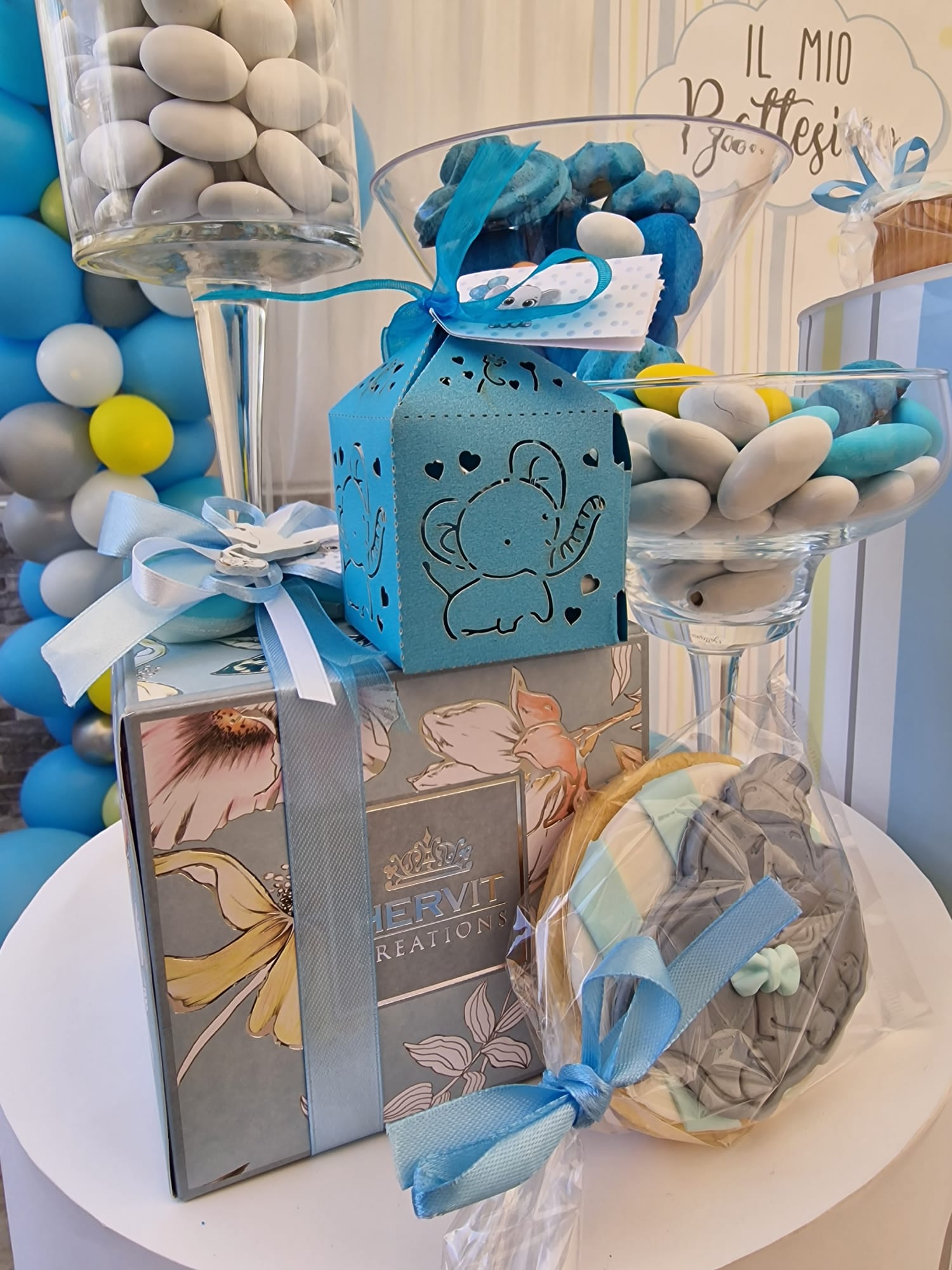 allestimento per il battesimo di un bambino presso Tenuta Olivia 37