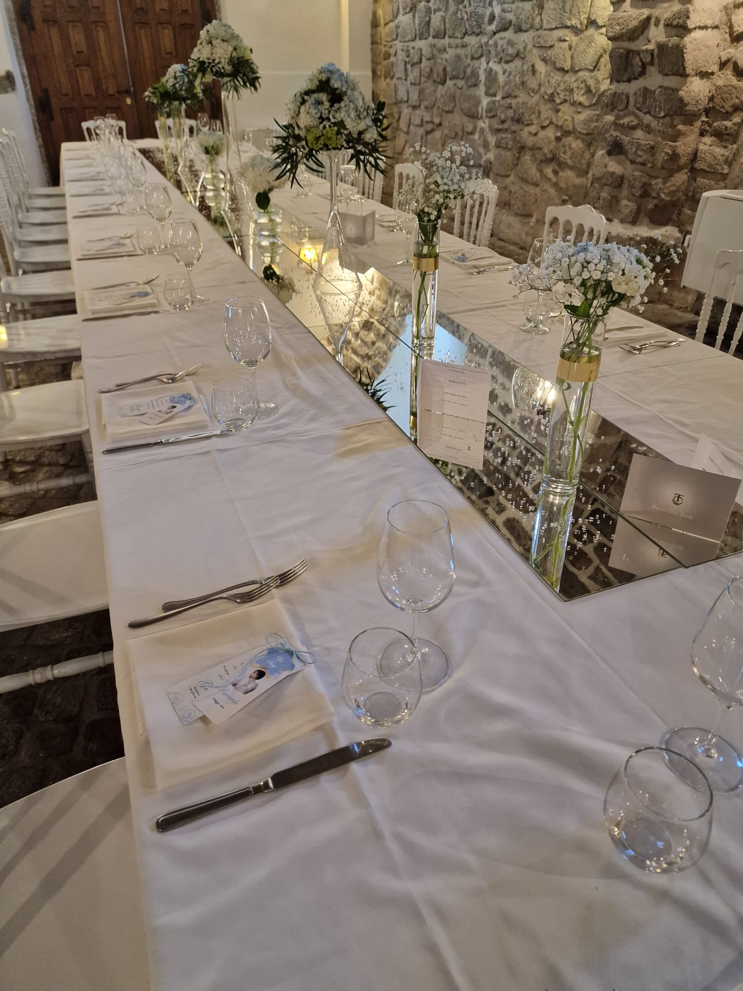 allestimento per il battesimo di un bambino presso Tenuta Olivia 22