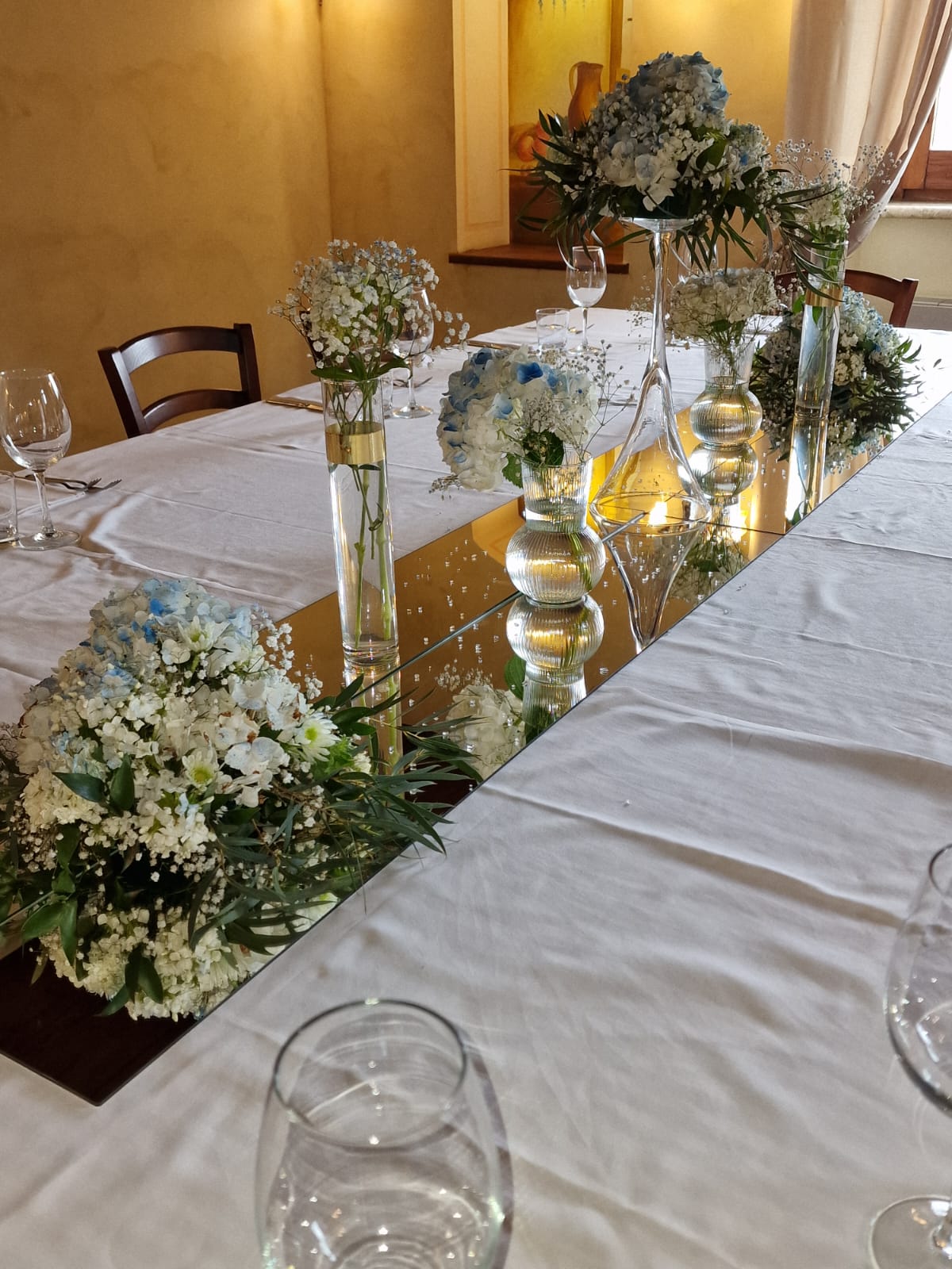 allestimento per il battesimo di un bambino presso Tenuta Olivia 17