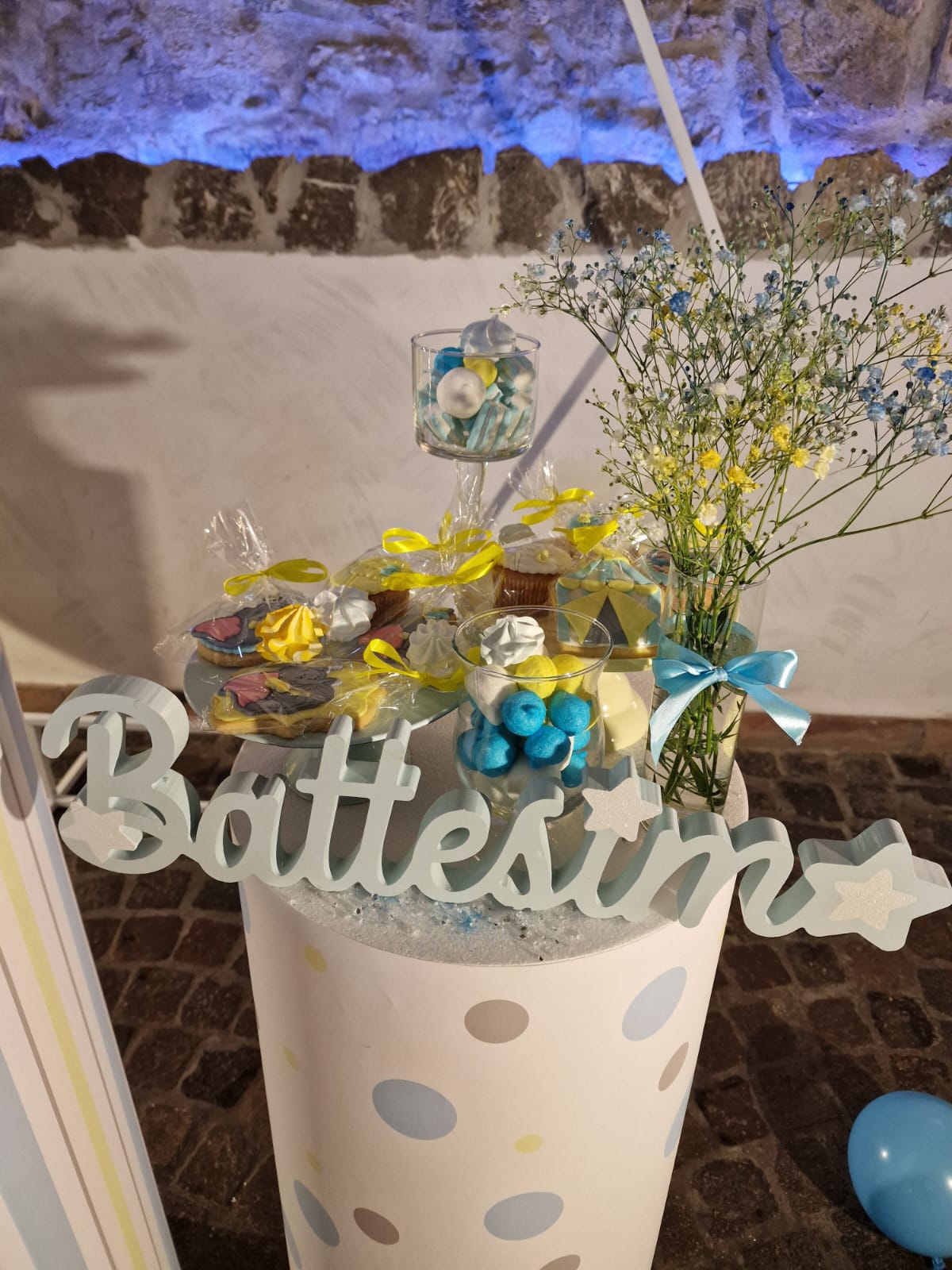 allestimento per il battesimo di un bambino presso Tenuta Olivia 9