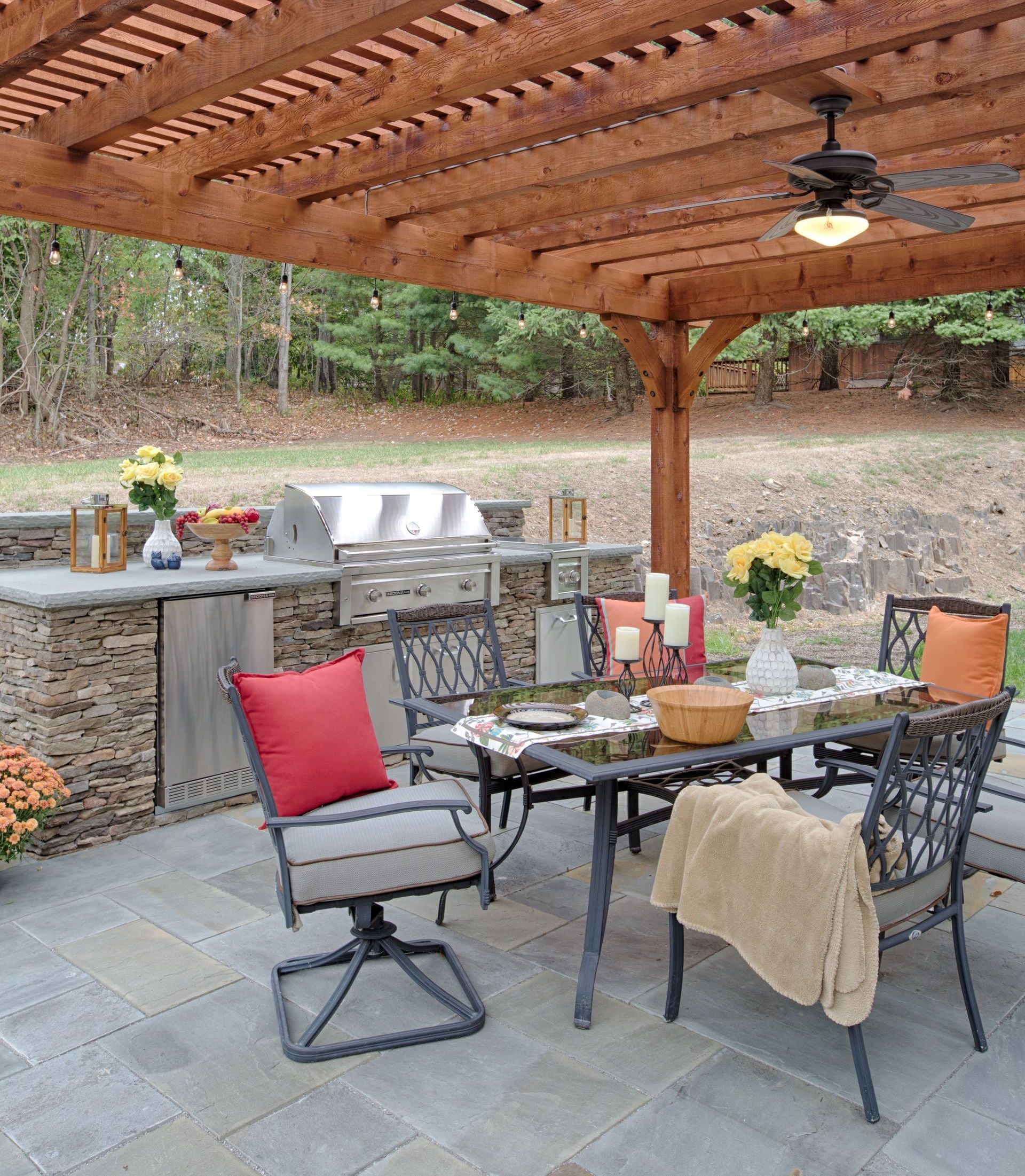 outdoor kitchens