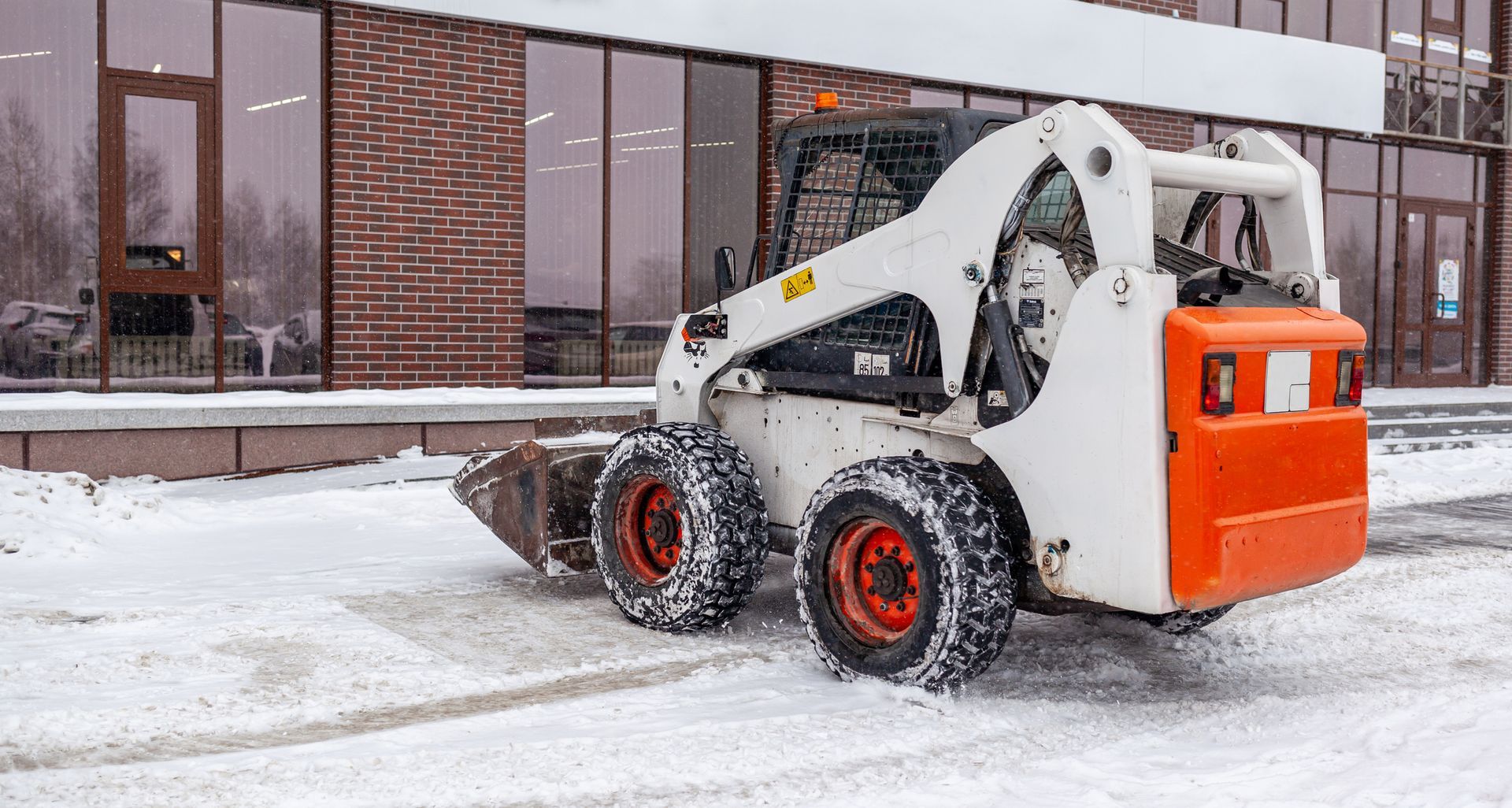 snow plowing