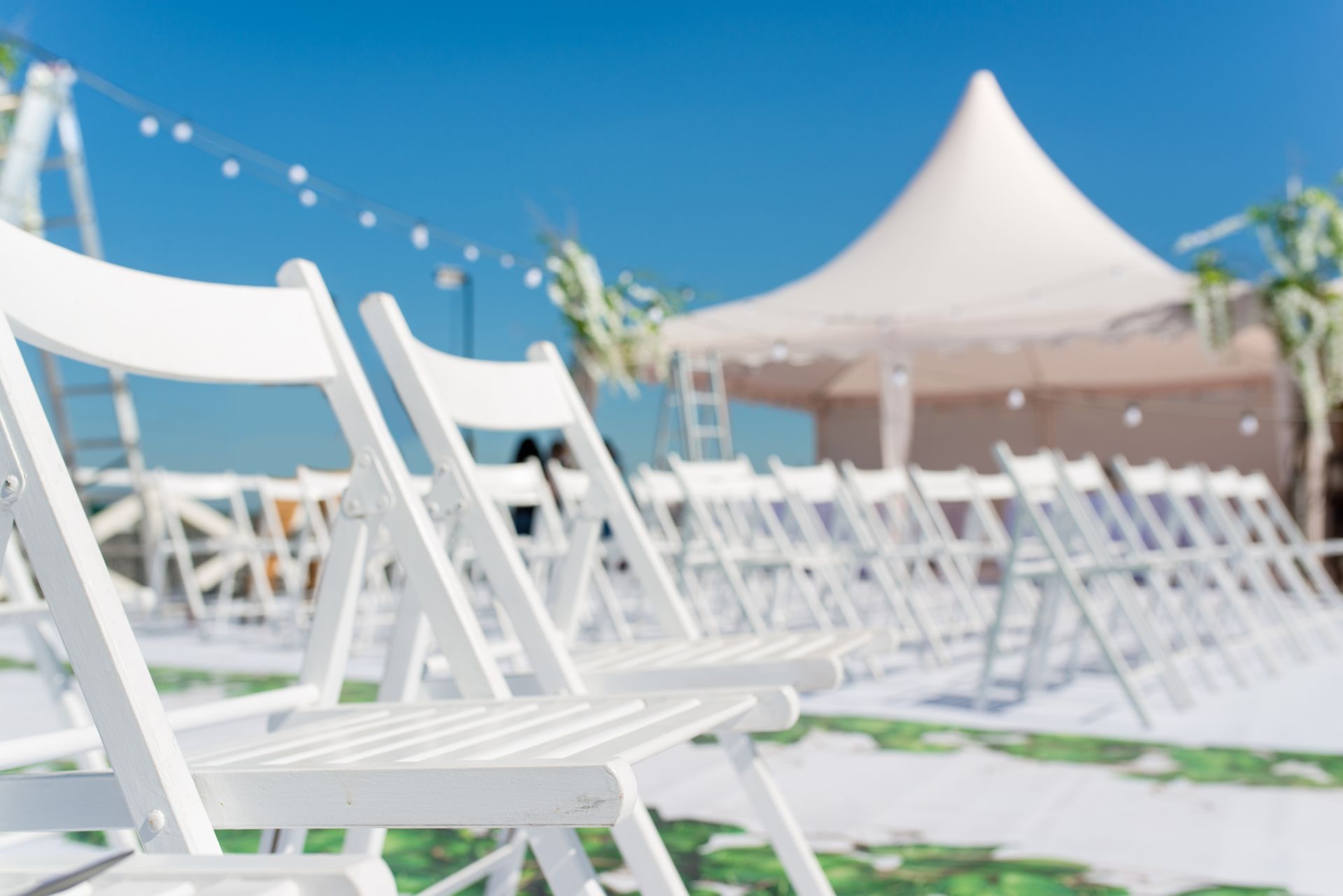 wedding ceremony decorations.
