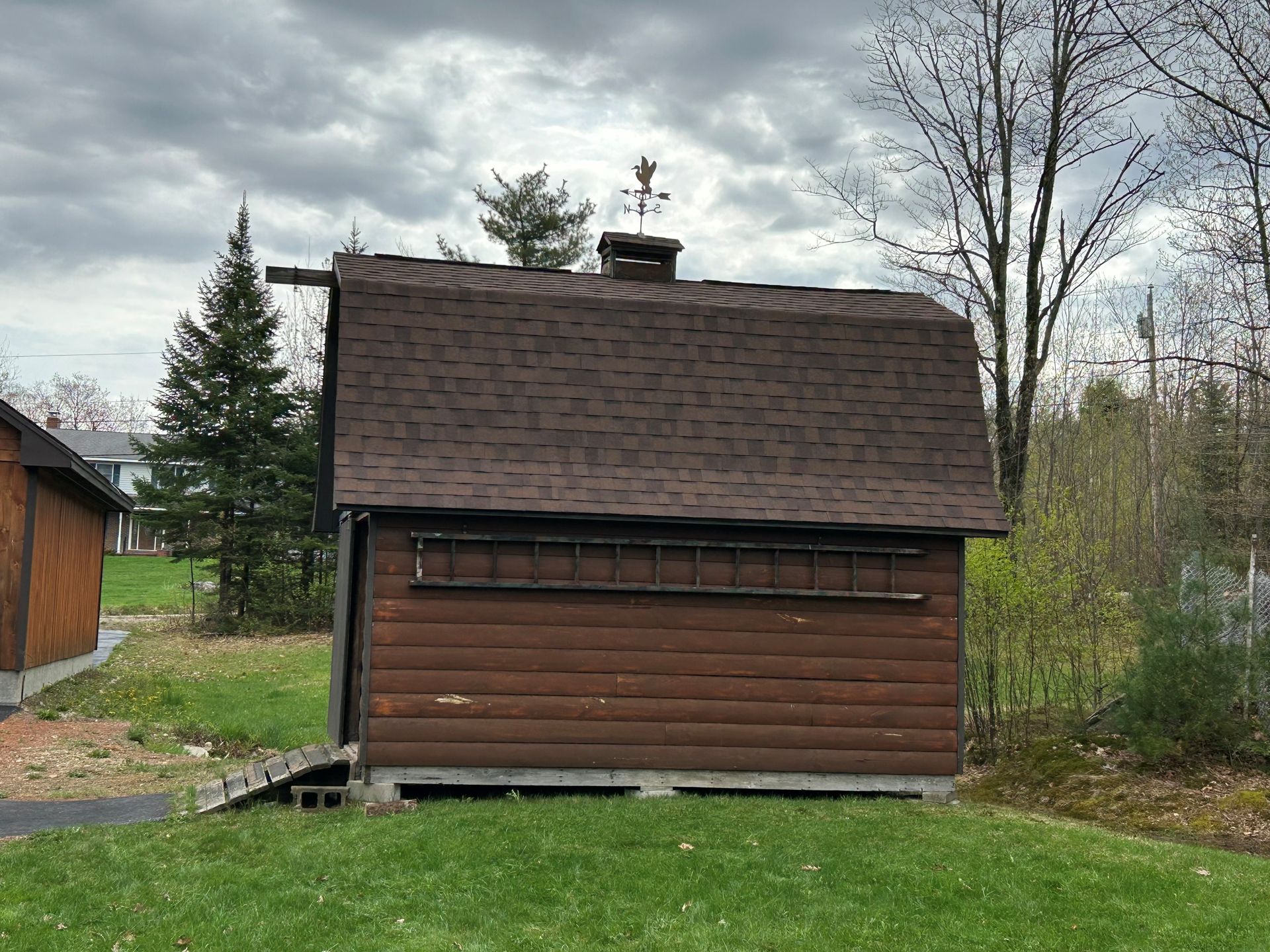 Damaged Shed in Brunswick, ME