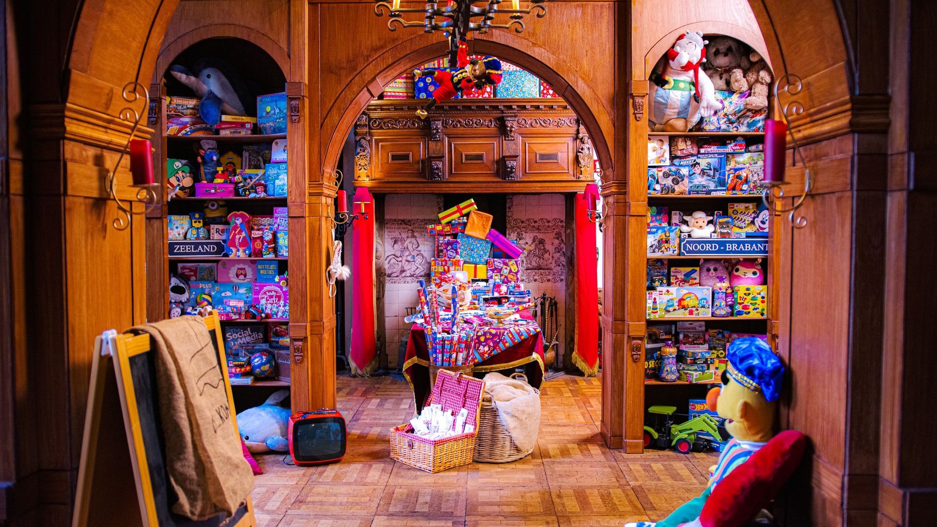 De pakjeskamer va Sinterklaas