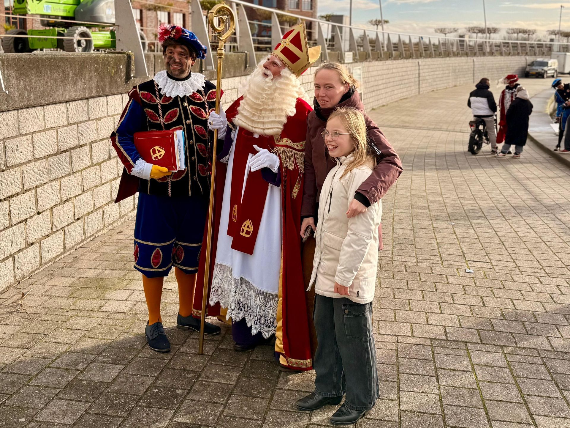 Sinterklaas en hoofdpiet in Lelystad