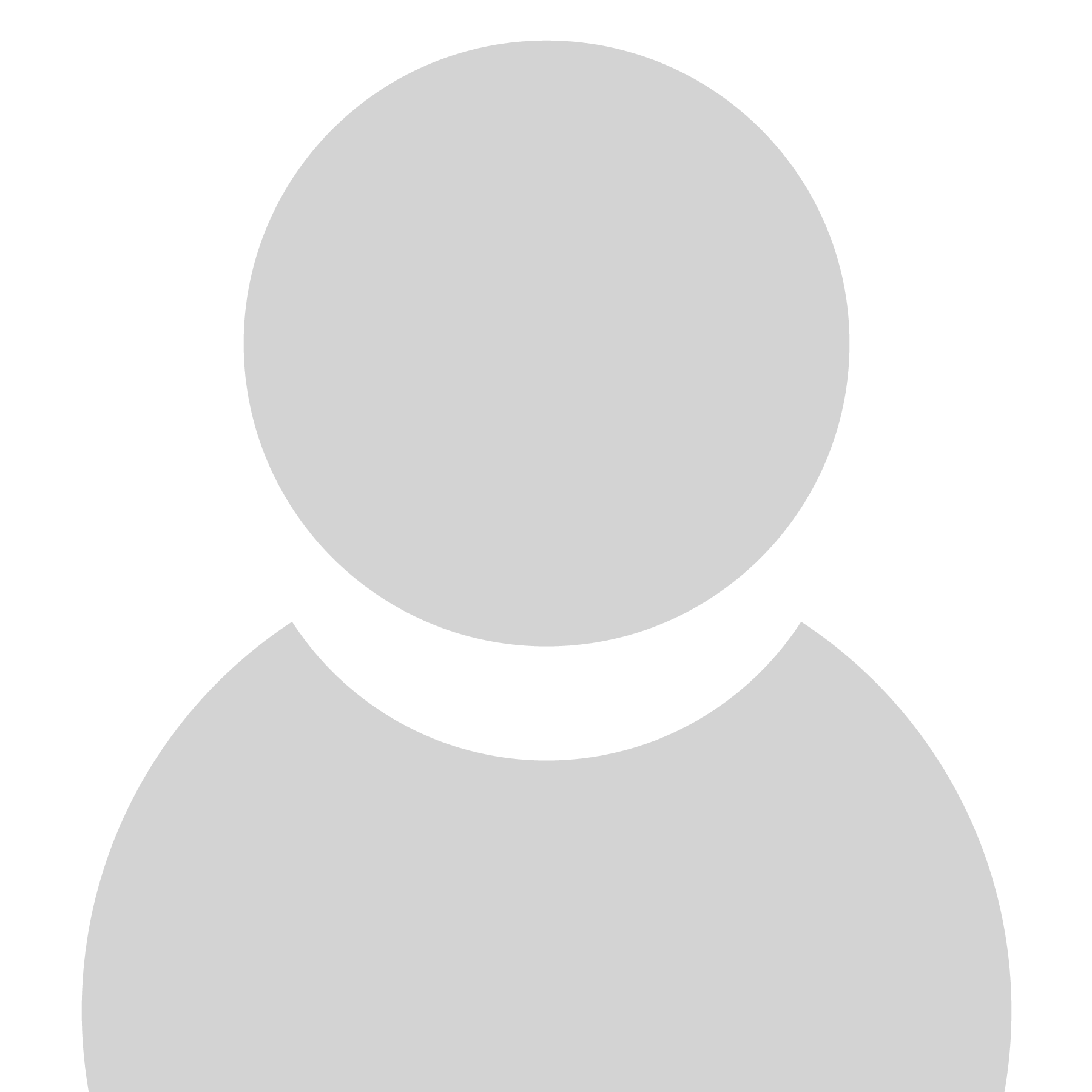 Gray silhouette of a person, head and shoulders visible.