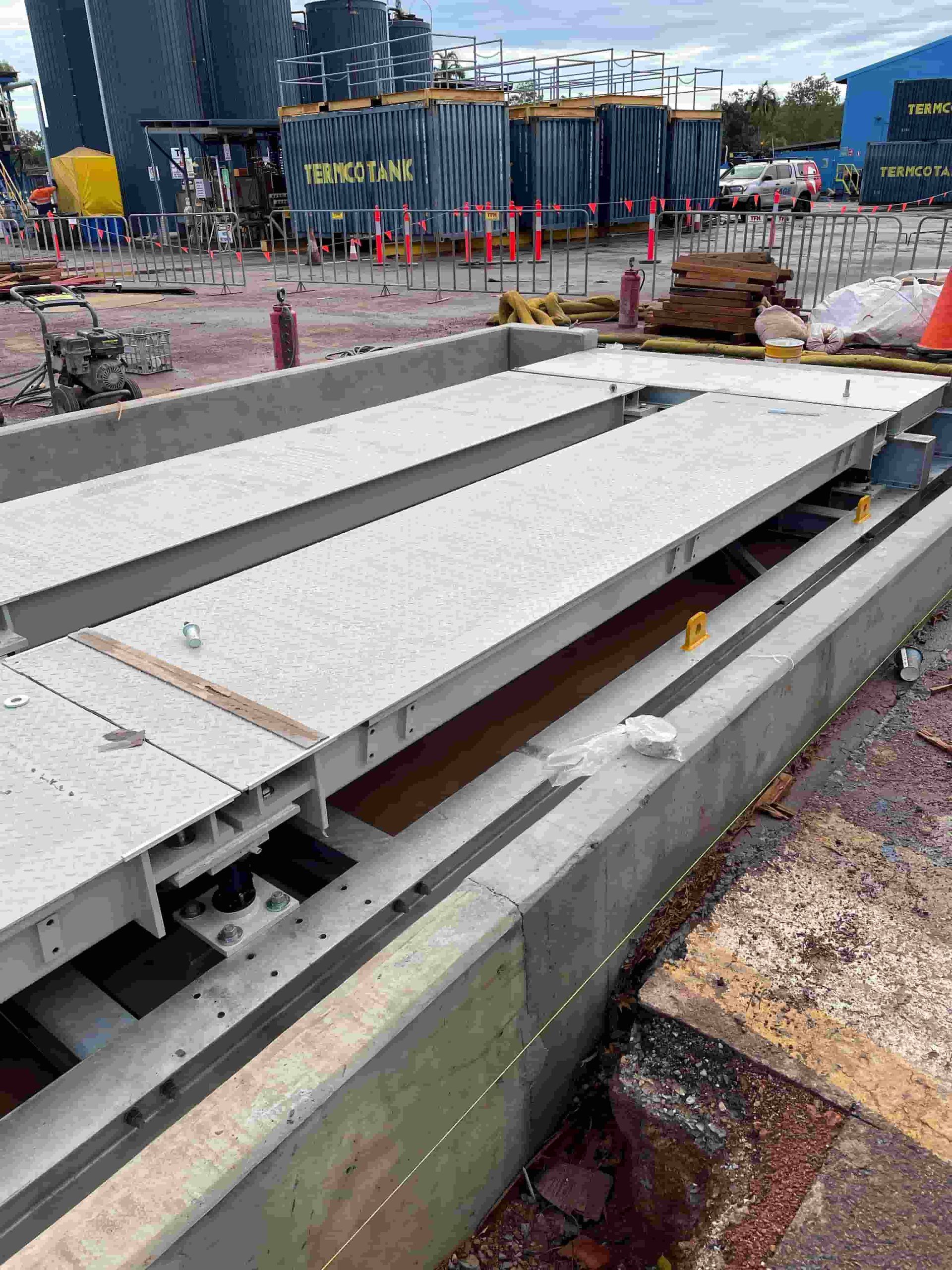 A Large Metal Structure — Advanced Weighing Technology NT Pty Ltd In Winnellie, NT