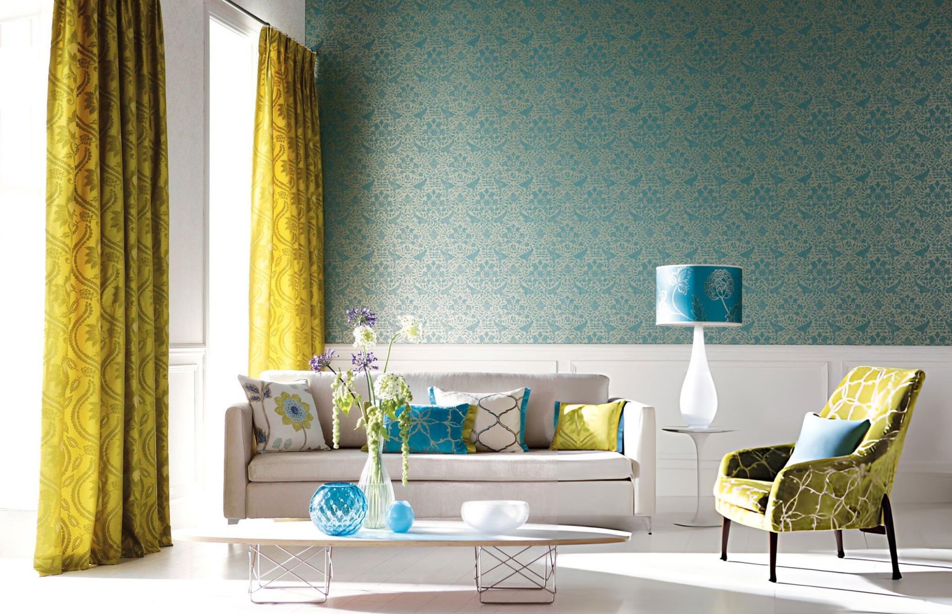 Papier peint élégant chambre