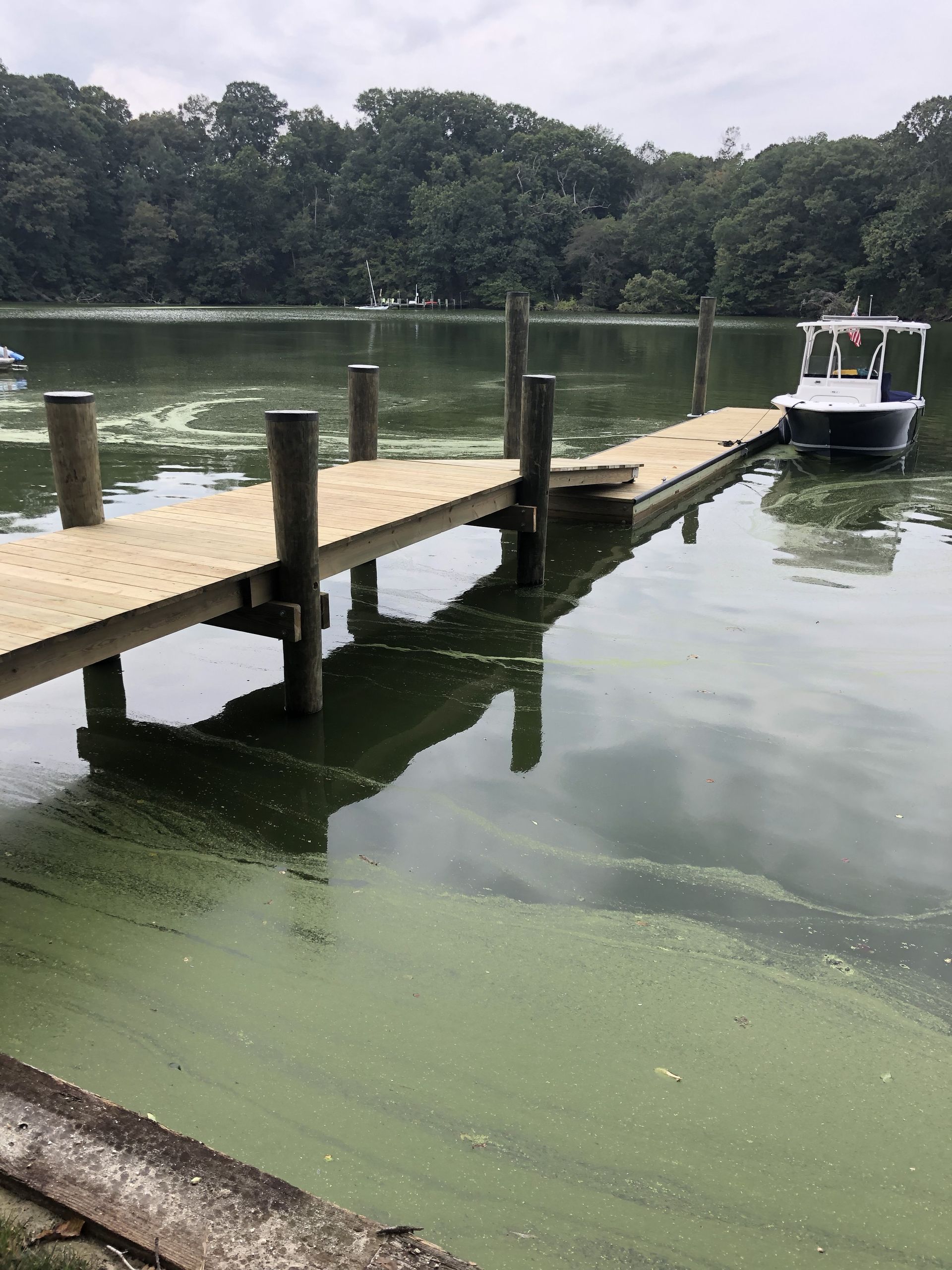 Pier Repair With Floating Dock Cecilton MD