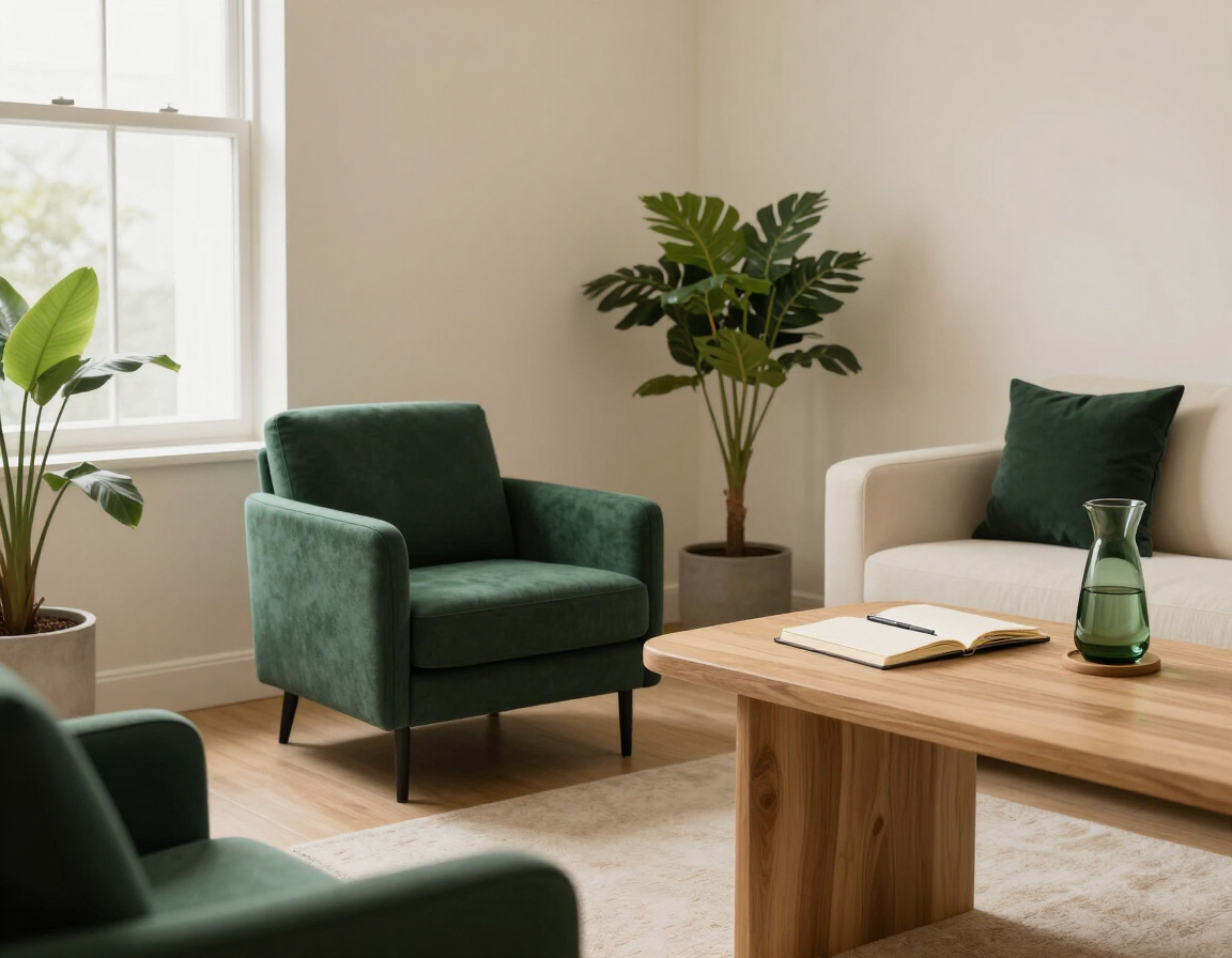 A calm consultation space for holistic care