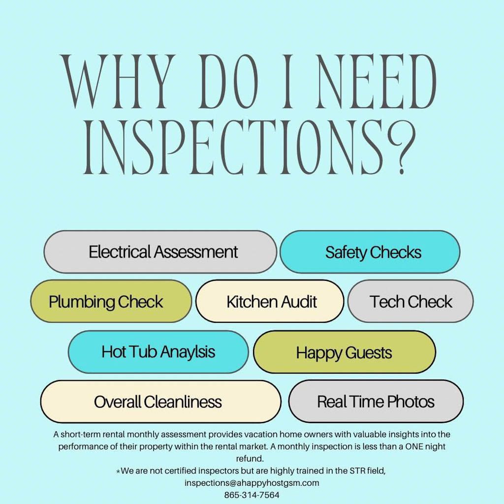 A poster explaining why do I need inspections.