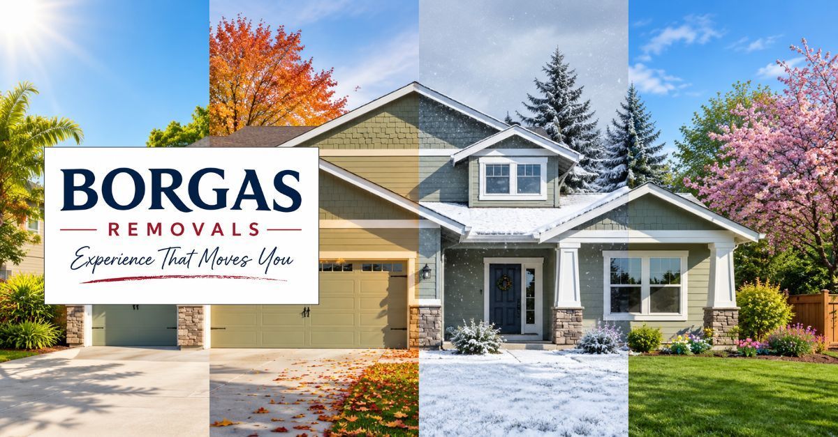 Australian home showing four seasons for moving house