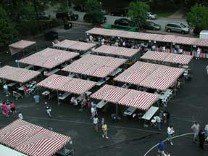 Stripe Booth Tents