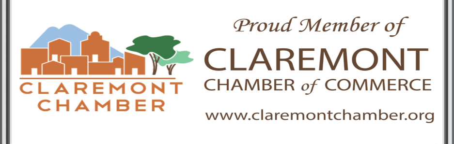 A logo for the Claremont Chamber of Commerce