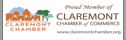 A logo for the Claremont Chamber of Commerce
