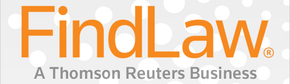 A logo for Findlaw a Thomson Reuter' s Business
