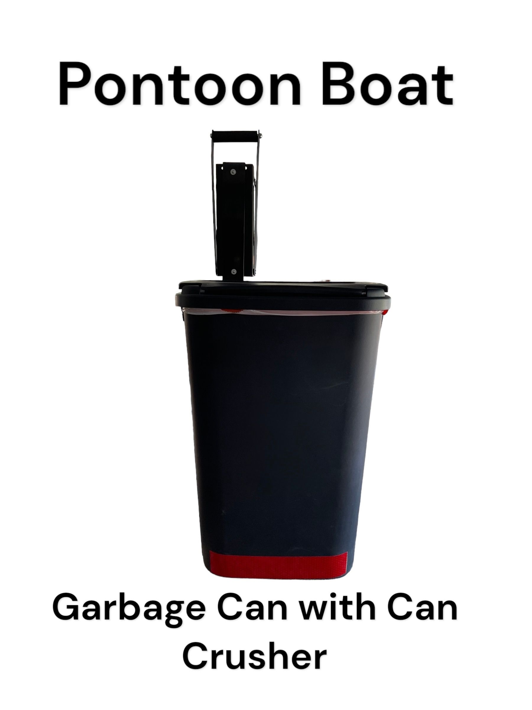 Pontoon Boat Garbage Can with Can Crusher Solutions