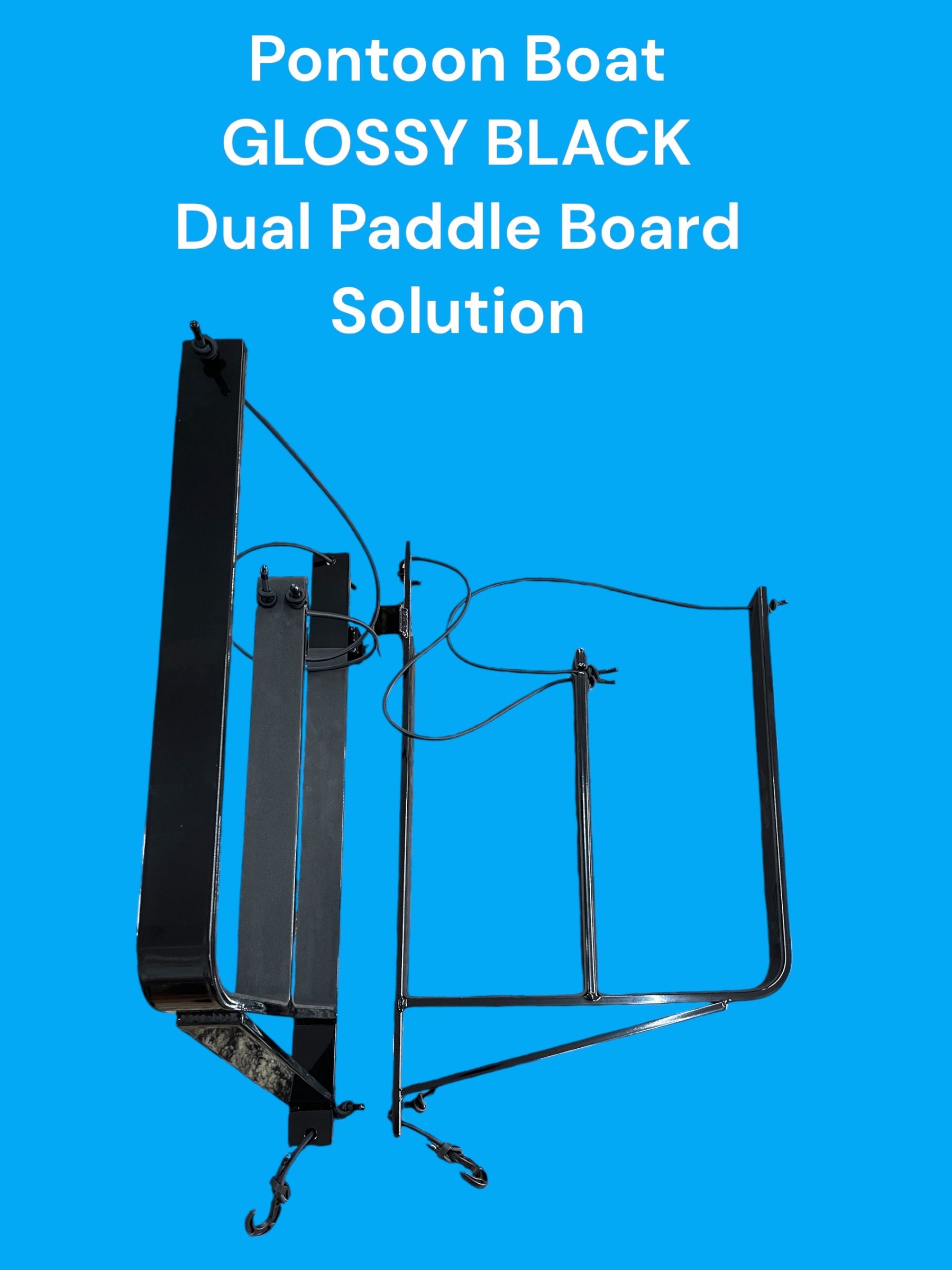 Pontoon Boat Dual WakeBoard/Paddle Board Solutions with Storage Solution
