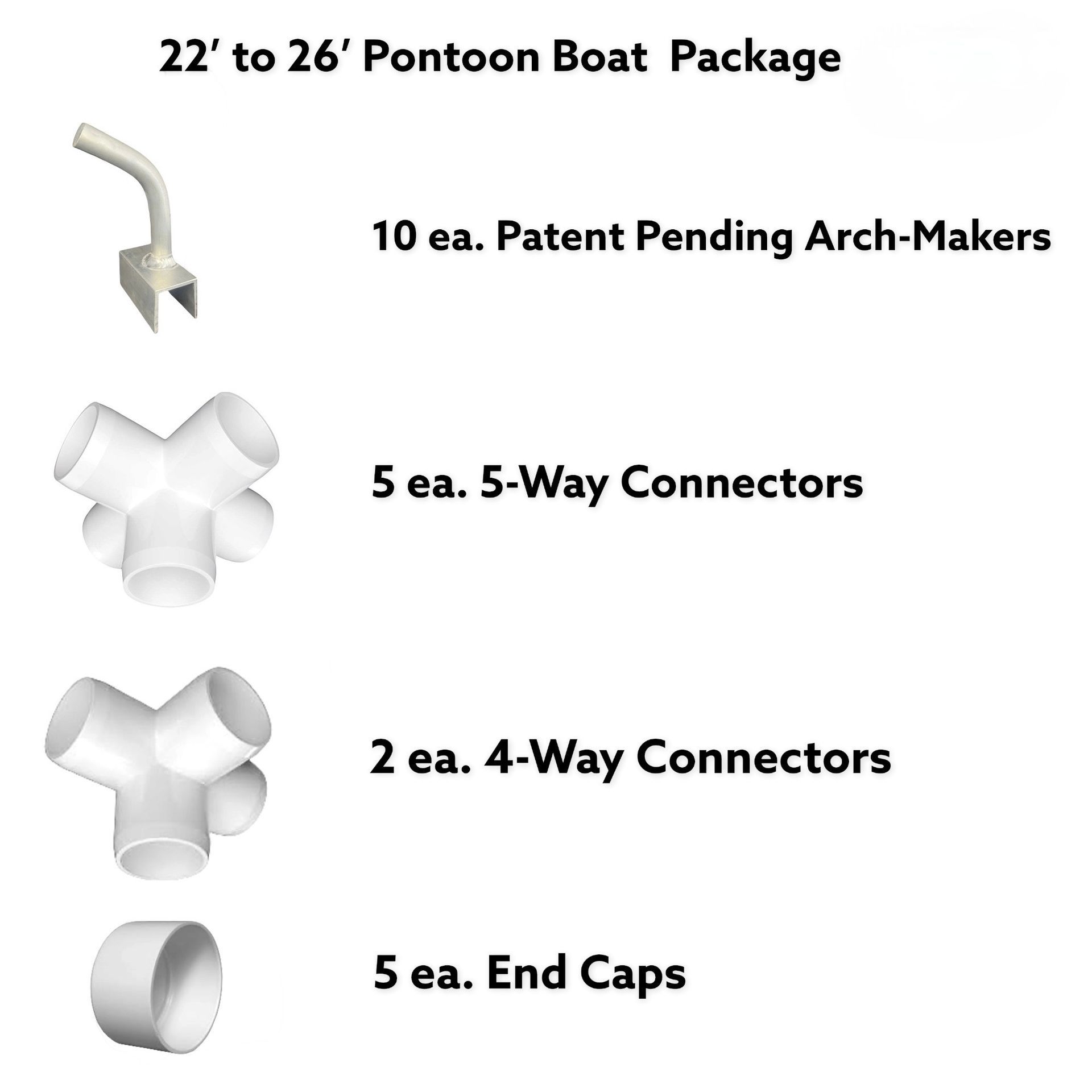 22'-26' Pontoon Boat Canvas Solution.
