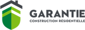 Le logo de garantie construction residentielle comporte un bouclier vert et un toit.