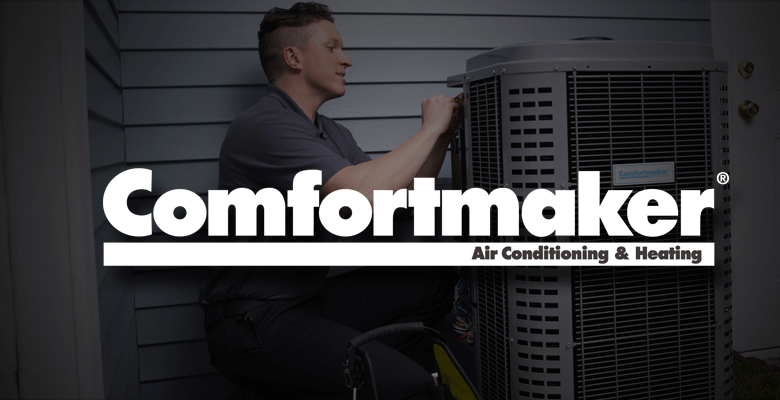 Male Technician And Confortmaker Logo - Hendersonville, NC - Tucker Heating & Air Male Technician And Confortmaker Logo - Hendersonville, NC - Tucker Heating & Air