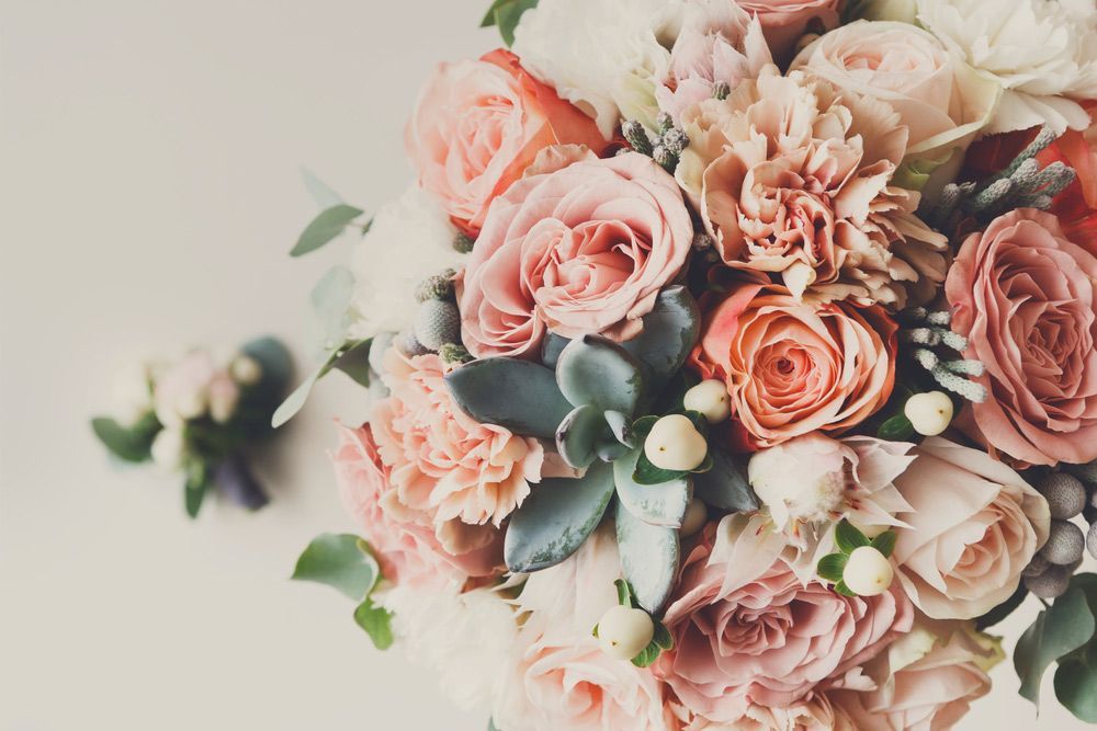 A Close up Of a Bouquet of Flowers on A Table — Pick-A-Bunch Florists & Gifts In Sarina, QLD