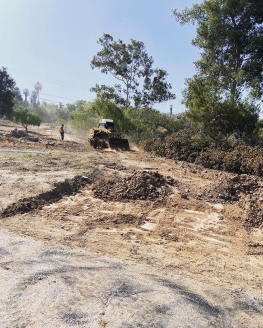 grading new driveway and paving it1