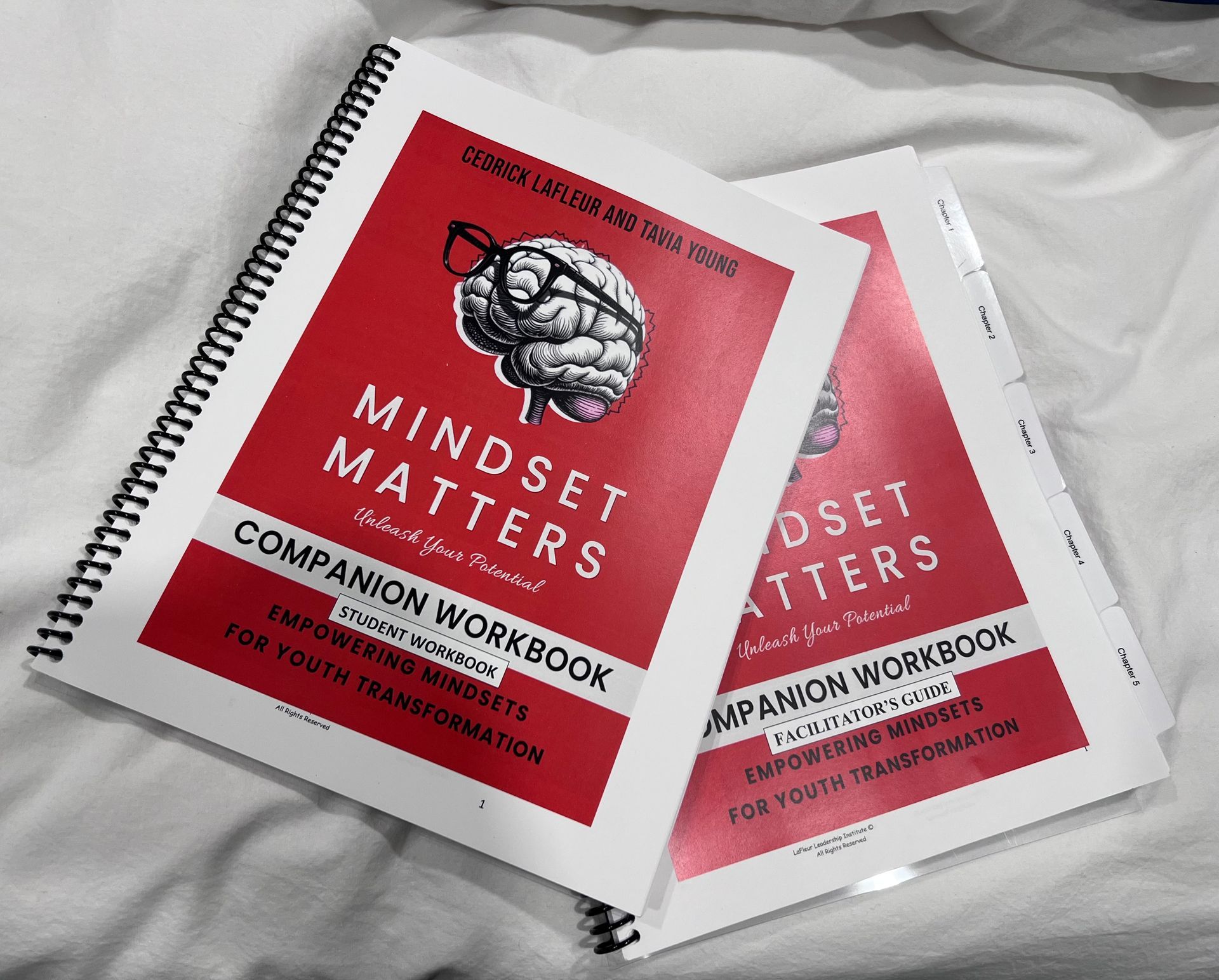 Two spiral-bound 