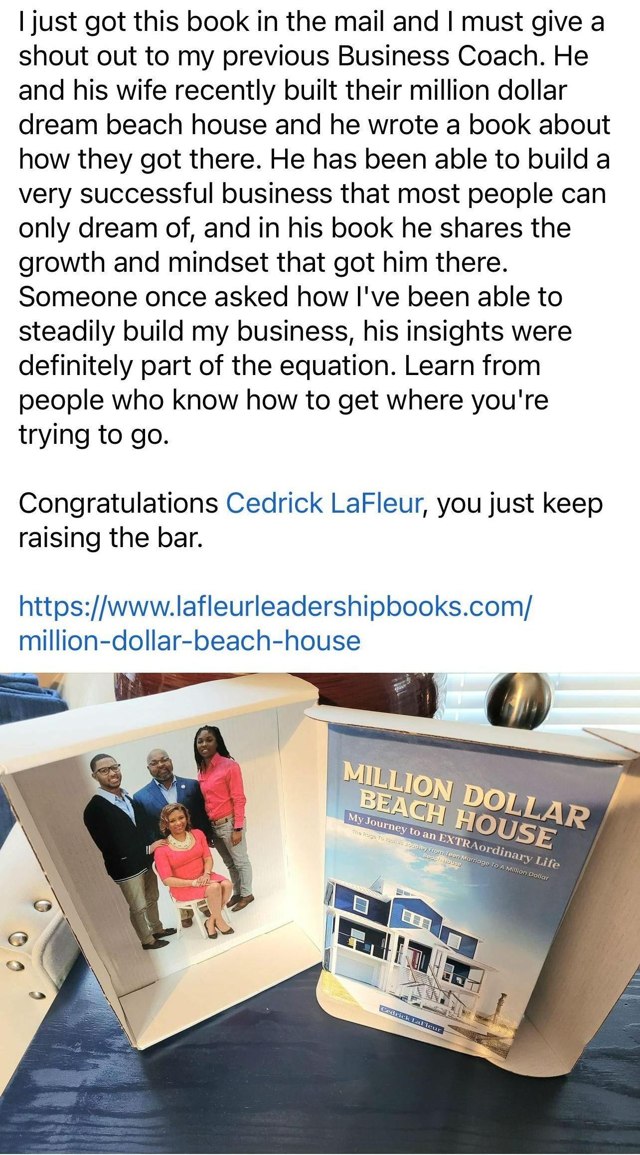 Book review: Person holding a book titled 