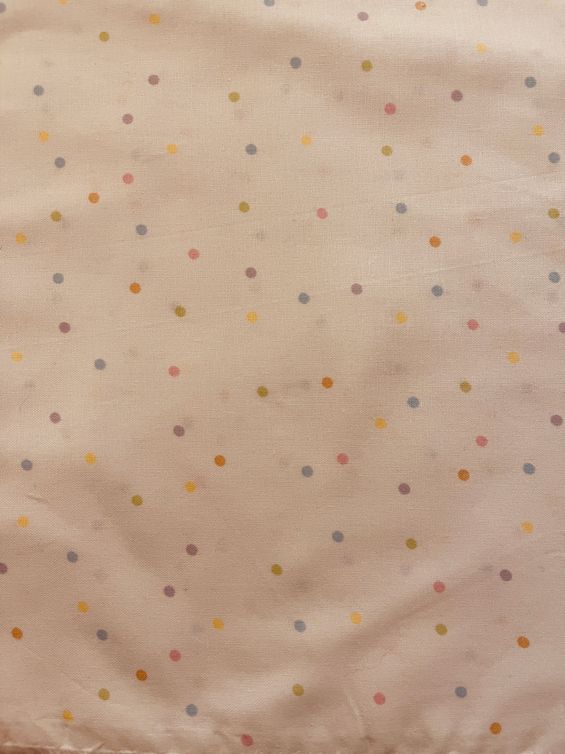 Pastel Dots on White - Quilters Showcase