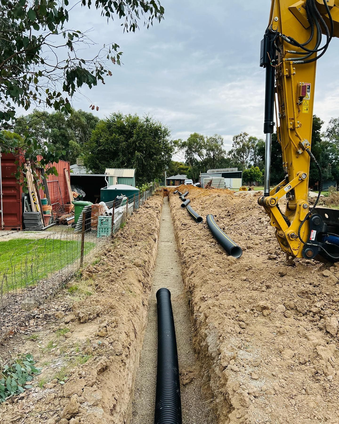 Drainage excavations