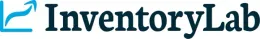 InventoryLab logo with blue icon and dark text on a white background