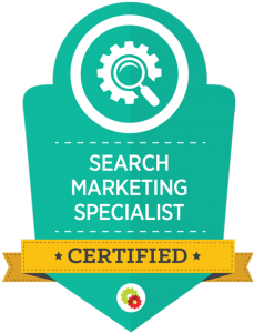 Search marketing specialist Certificate