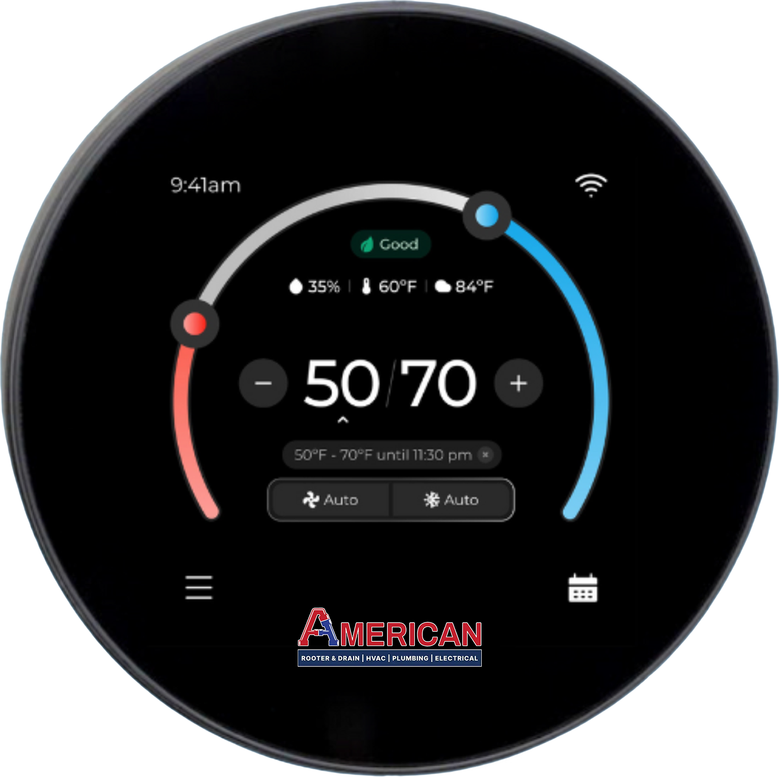 image of our new smart thermostat