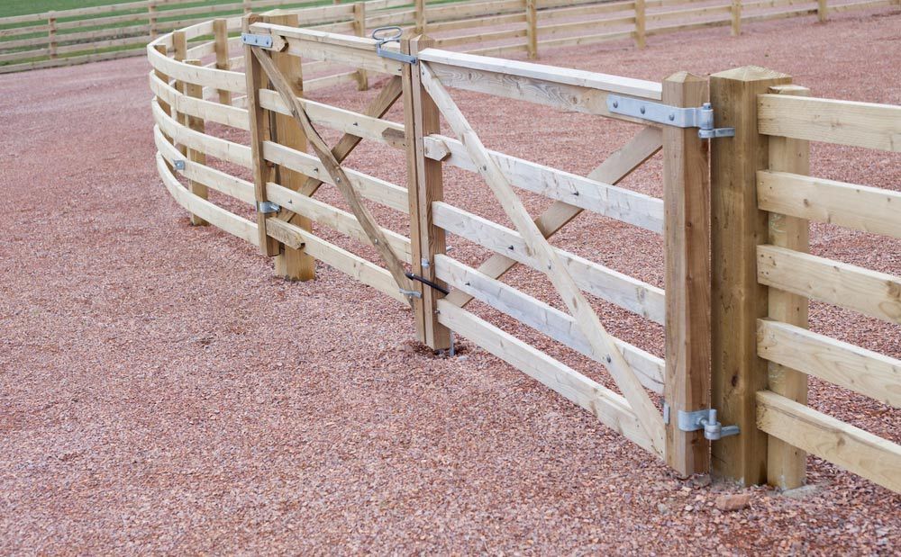 Wooden Farm Fence And Gates — Lawrence Williams Fencing in Goolmangar, NSW