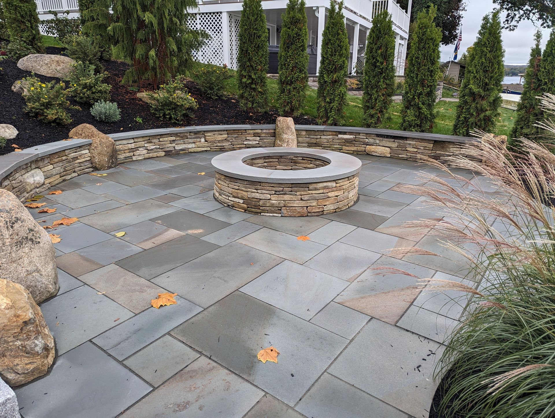Patio With Firepit