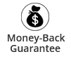 Money bag icon with a dollar sign; text reads