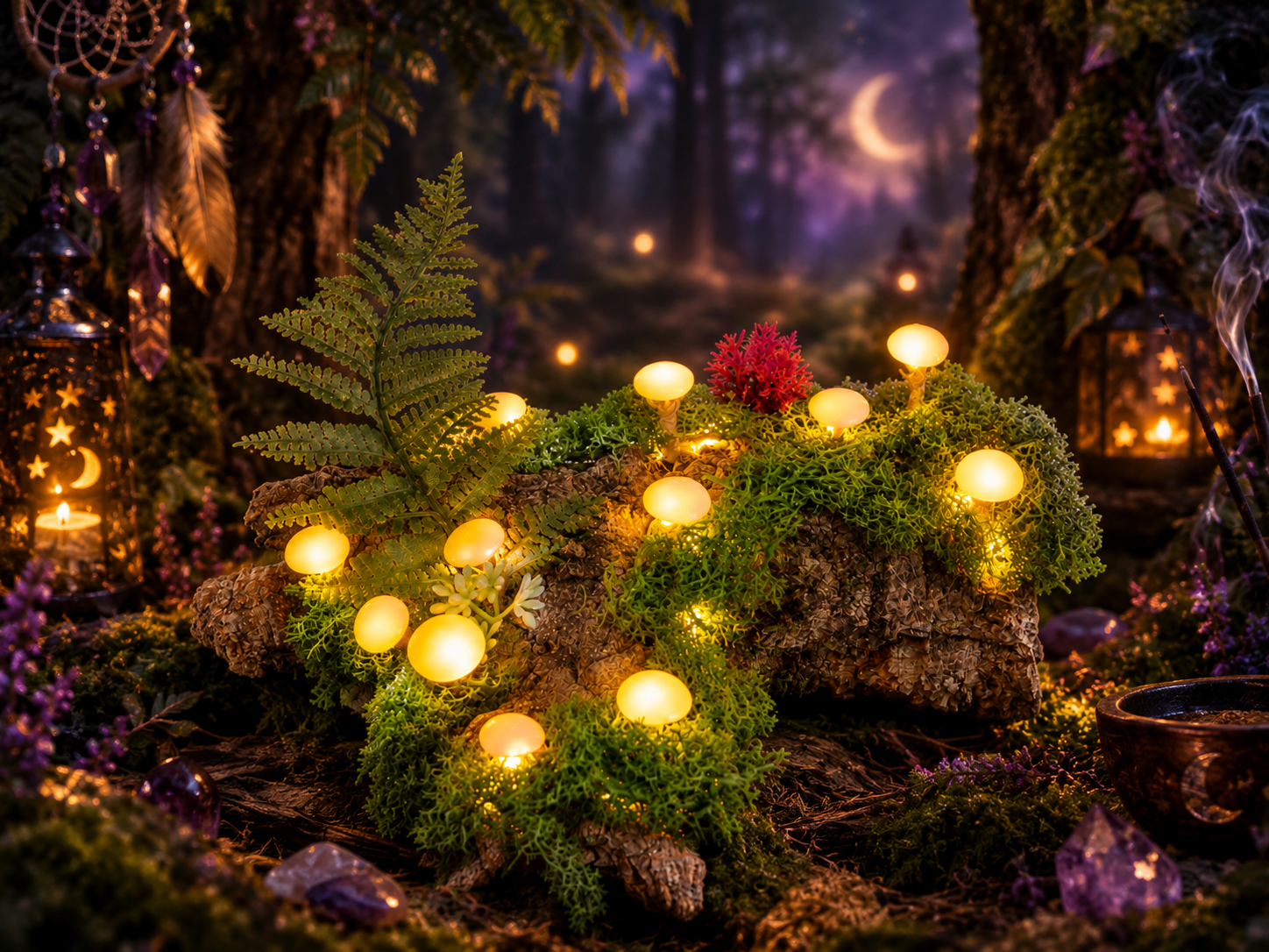 Het Betoverde Bos – Handgemaakt Lichtlandschap