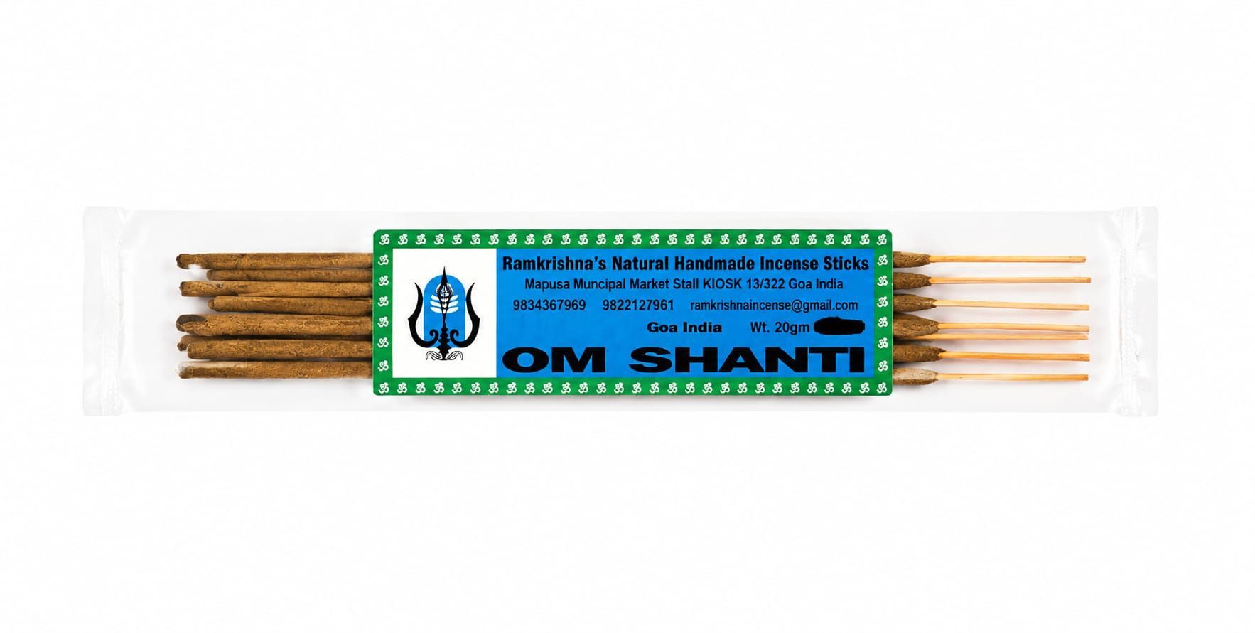 ?️ Om Shanti – Handgemaakte Wierook