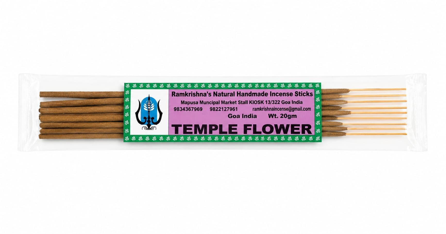 ? Temple Flower – Handgemaakte Wierook