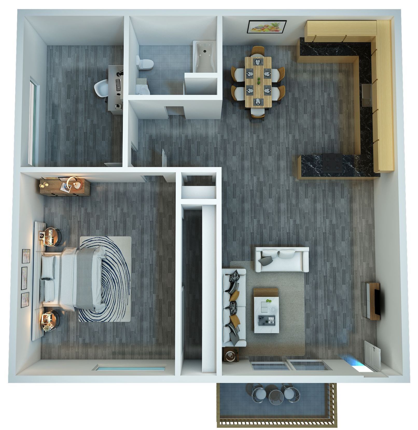 1 Bed | 1 Bath