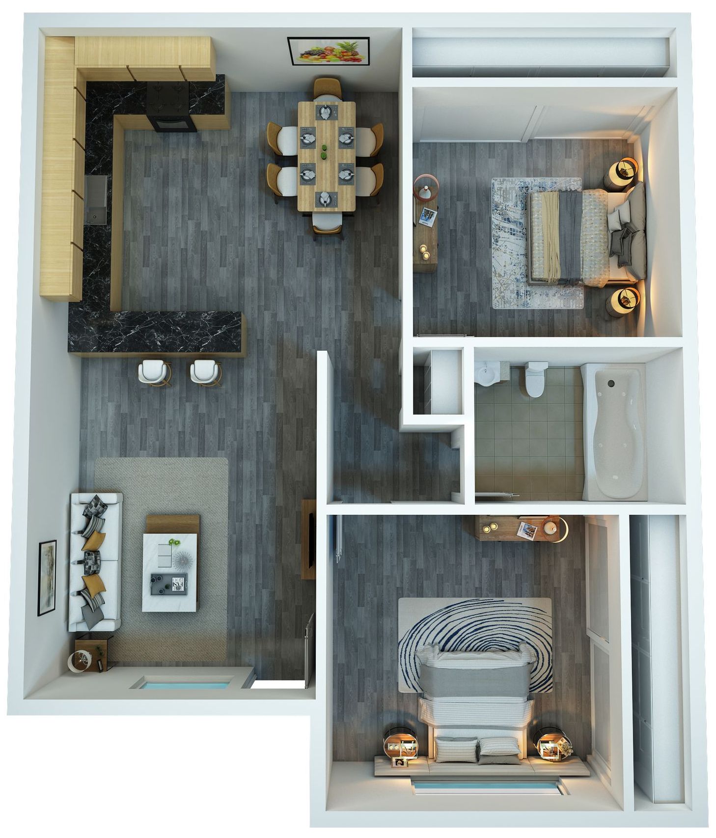 2 Bed | 2 Bath