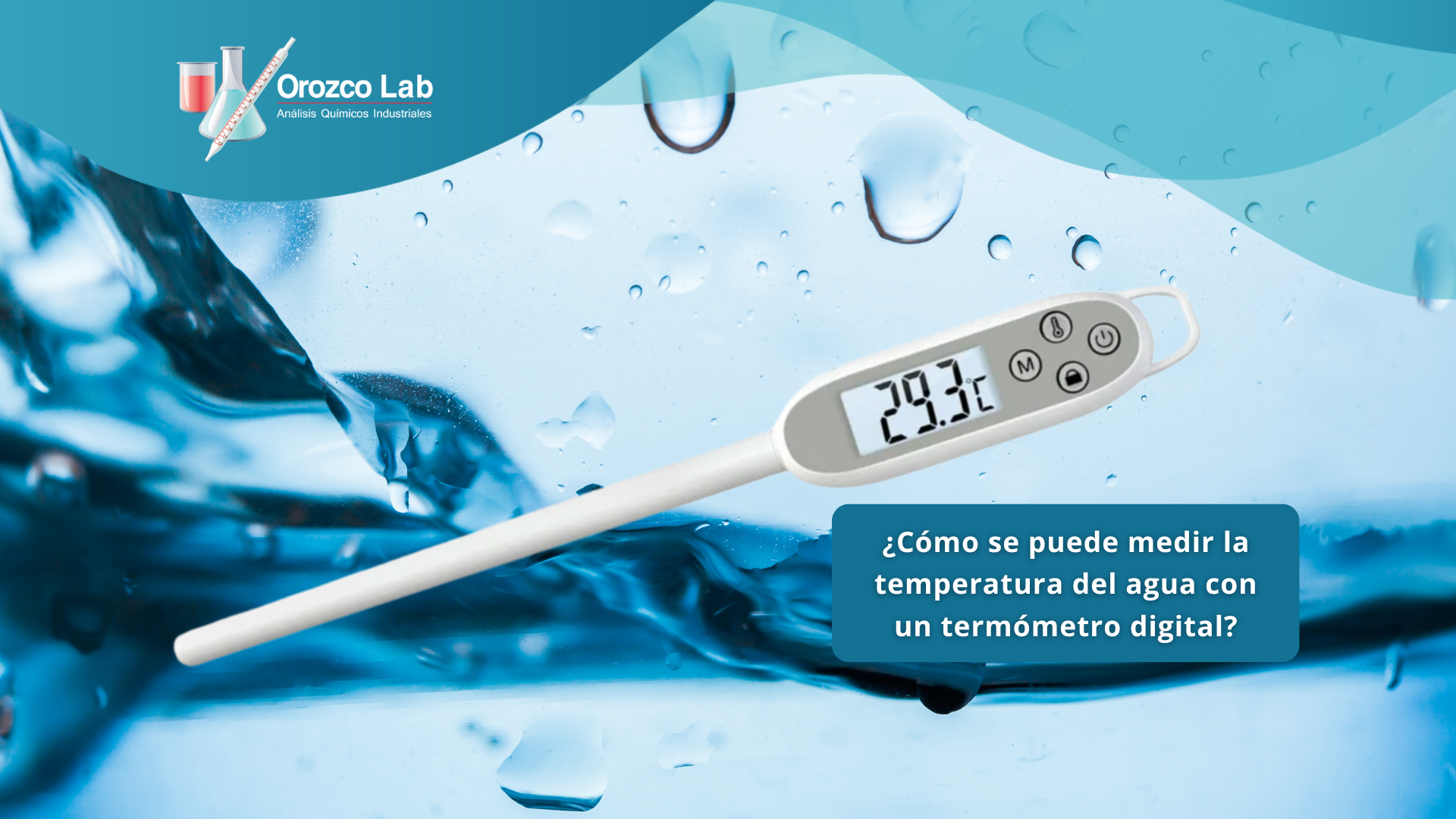 ¿Cómo se puede medir la temperatura del agua con un termómetro digital?