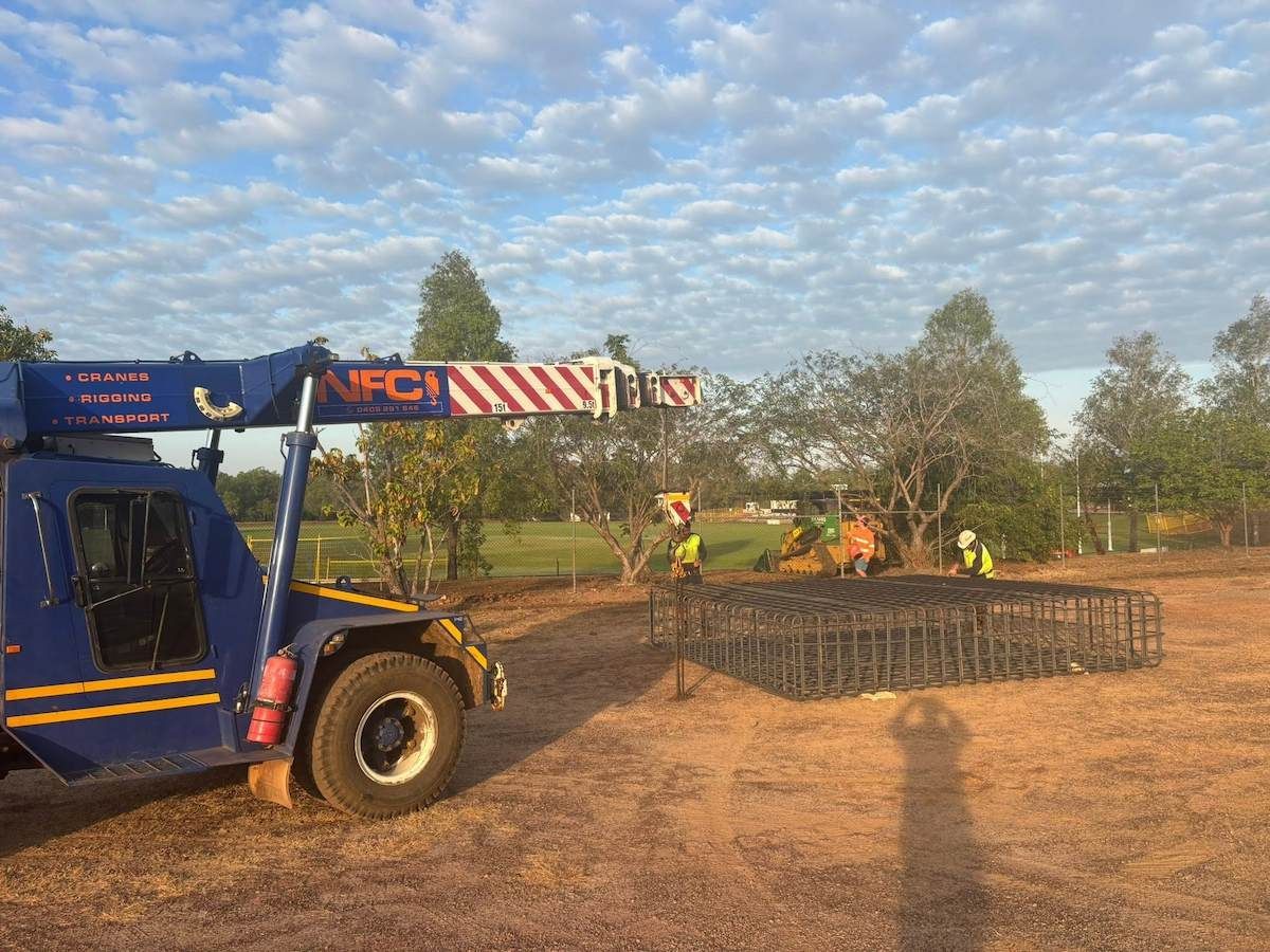 Crane On Construction Site Illustrating Wet Hire Vs Dry Hire Process