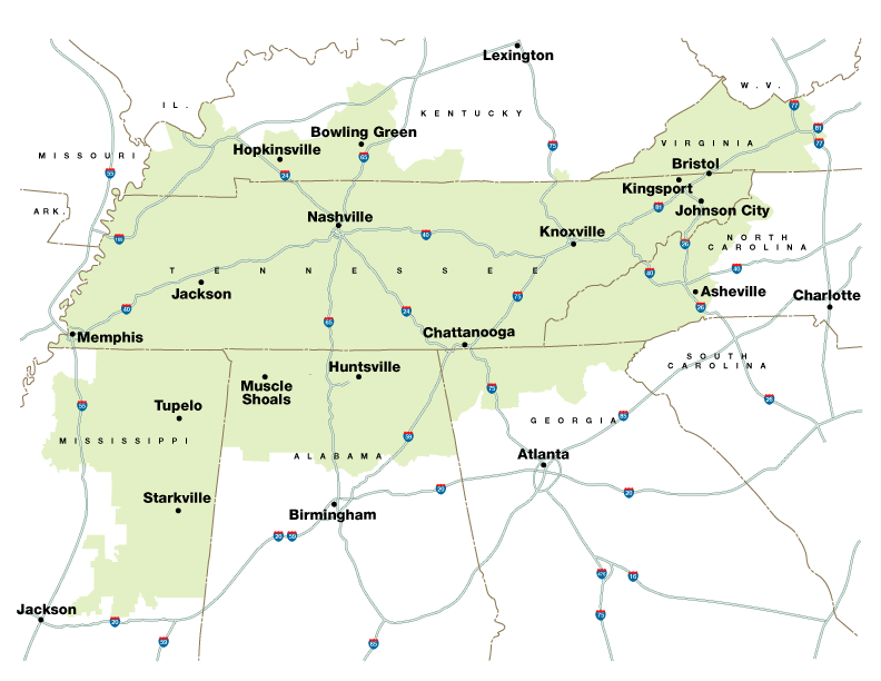 TVA Service Territory